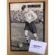 Signed card and Unsigned picture of Tommy Docherty the Preston North End Footballer